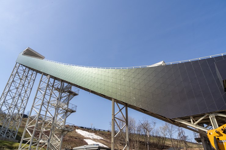 Alpine ski jump at the Vorobyovy Gory Sports Complex
