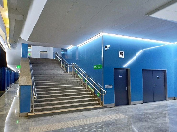 Saint Petersburg Metro, Novokrestovskaya Station