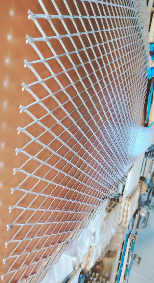 Steel expanded metal mesh