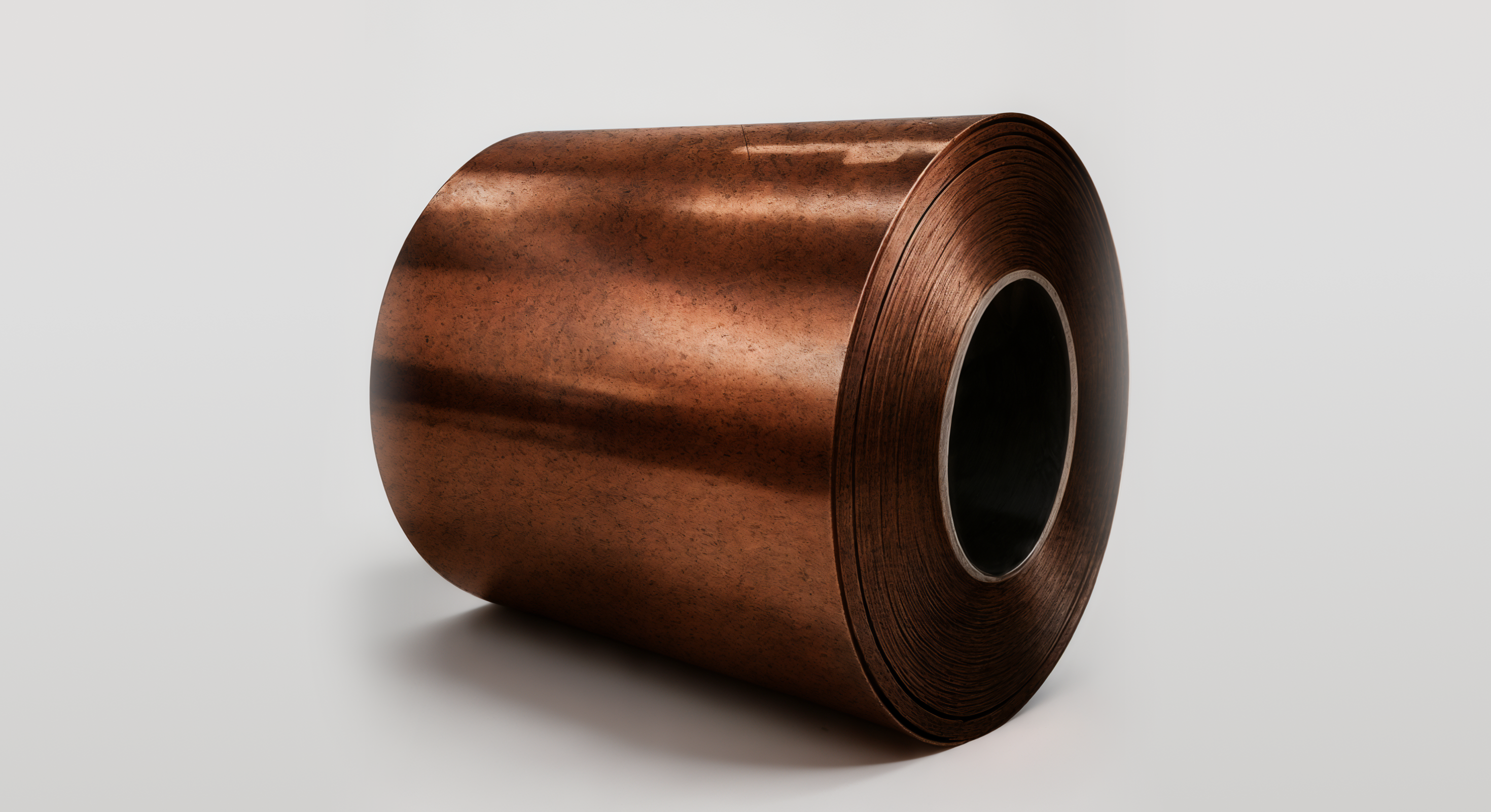 Oxidised copper coil
