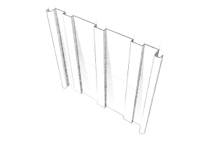 Mechanically seamed