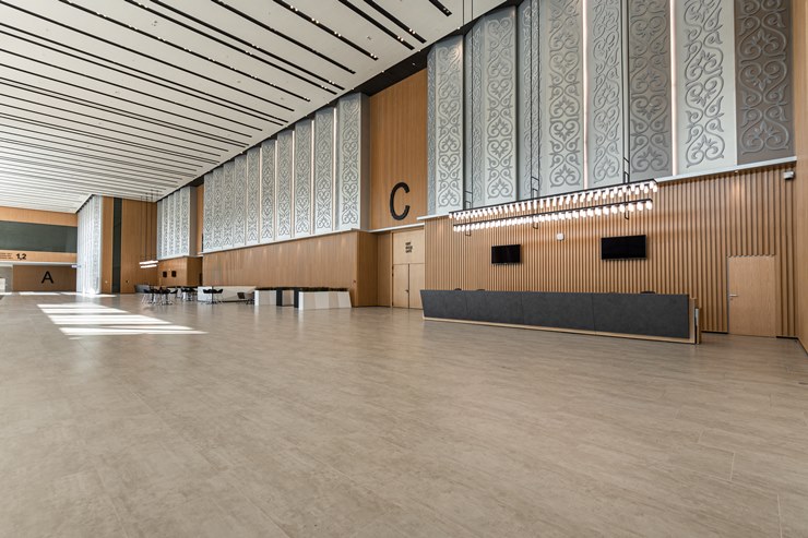 Interiors of a Multifunctional Complex Located on the Territory of EXPO-Astana